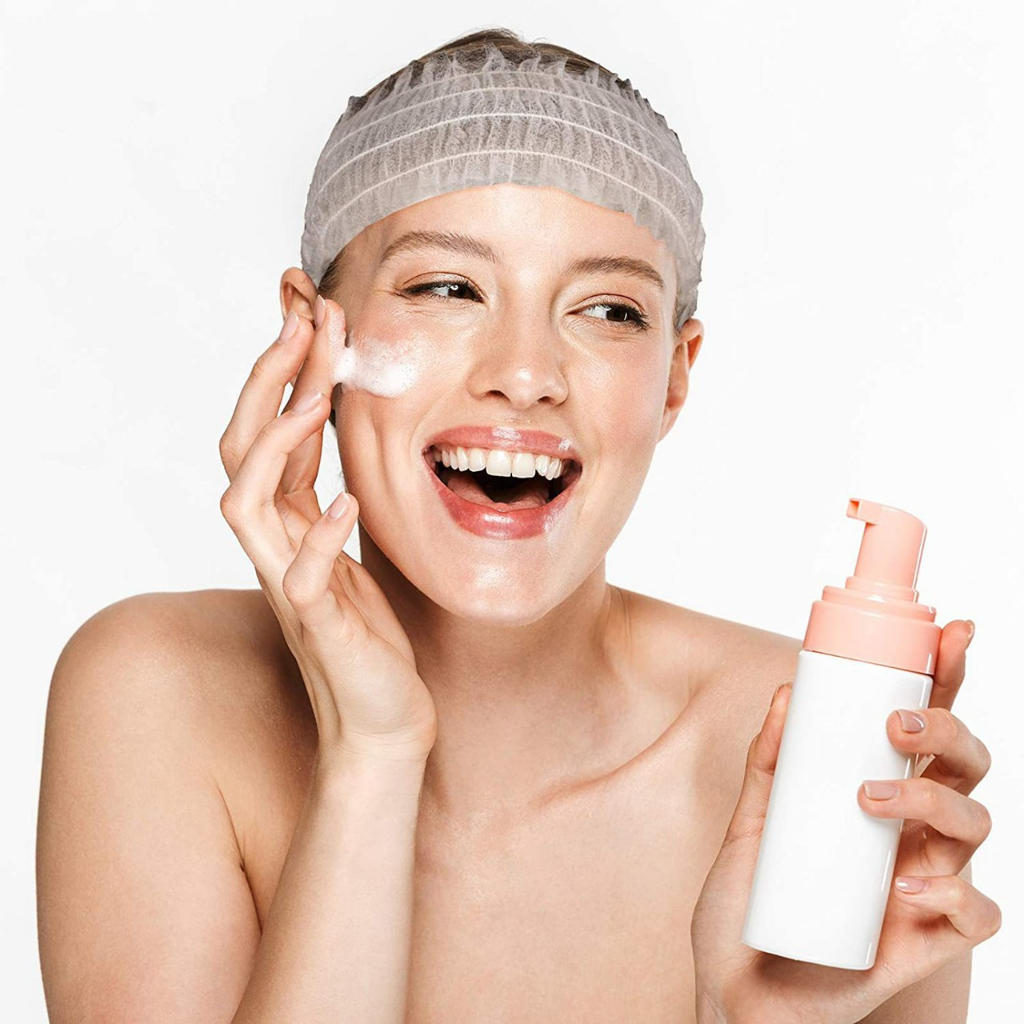 Băng đô nịt tóc, Băng nịt tóc dùng 1 lần, túi 100 cái – Giải pháp tiện lợi cho spa và chăm sóc da